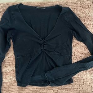 brandy melville navy blue long sleeve
